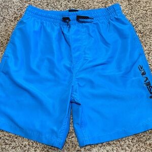 Quiksilver Boys Bright Blue Swim Trunks Size Large 14/16